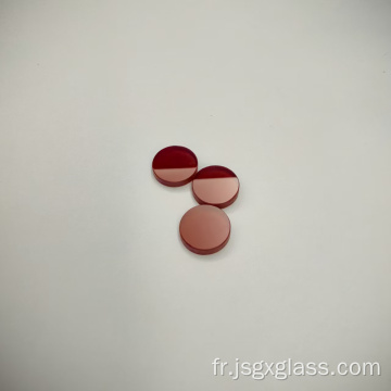 Verre de filtre infrarouge rouge